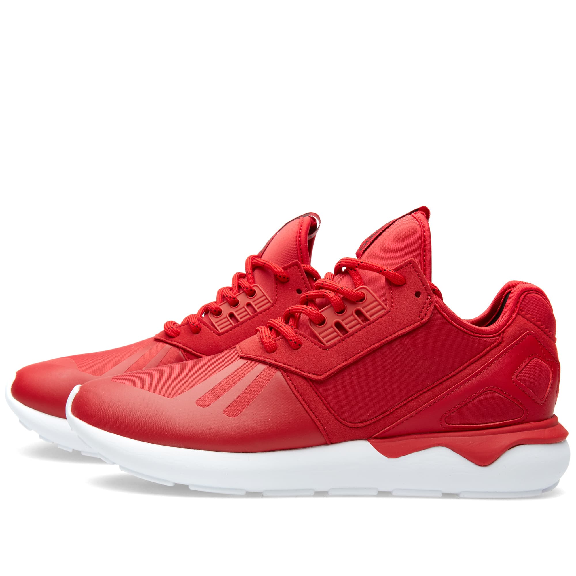 adidas tubular runner strap triple red
