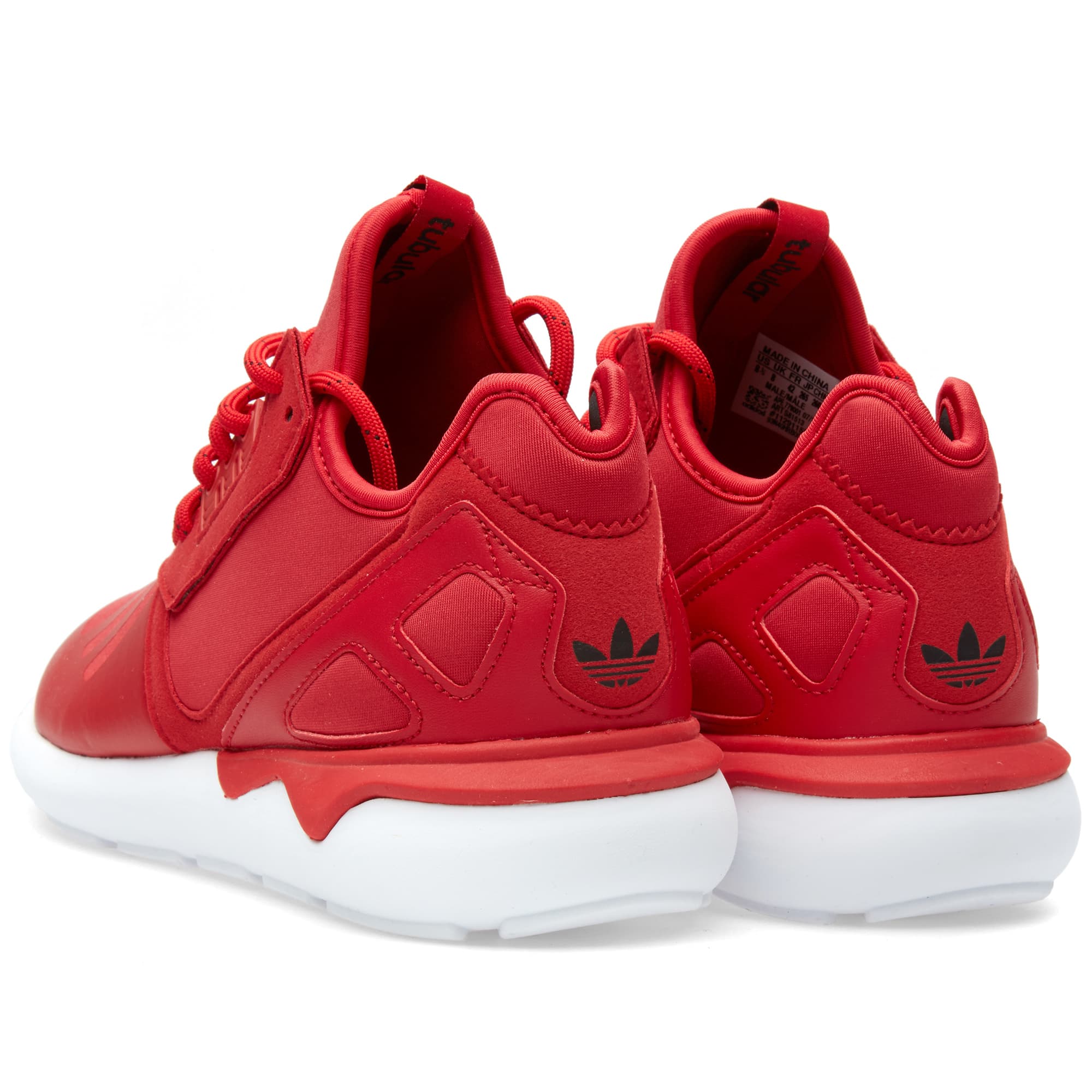 adidas tubular runner strap triple red