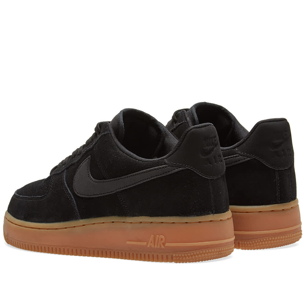 nike air force 1 07 lv8 suede black gum