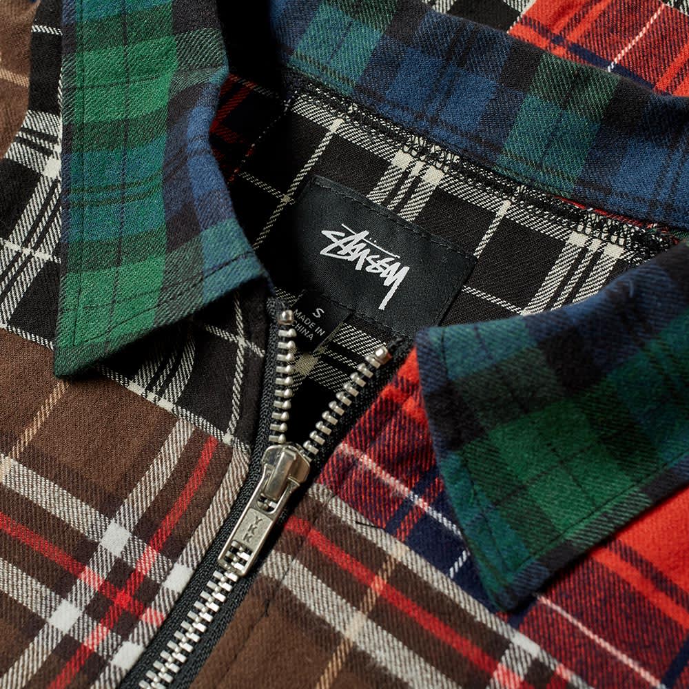 stussy patchwork flannel