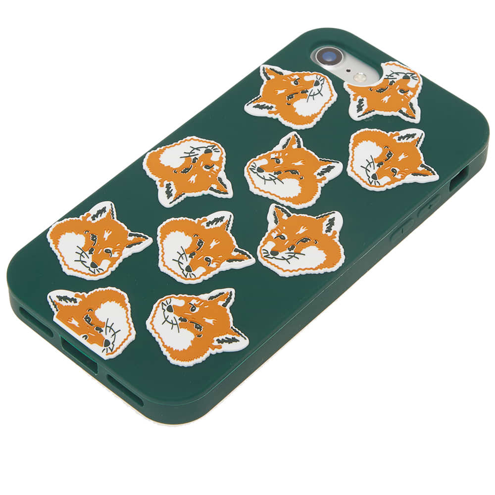 Maison Kitsuné 3D All-Over Fox Head Print iPhone 8 Case ...