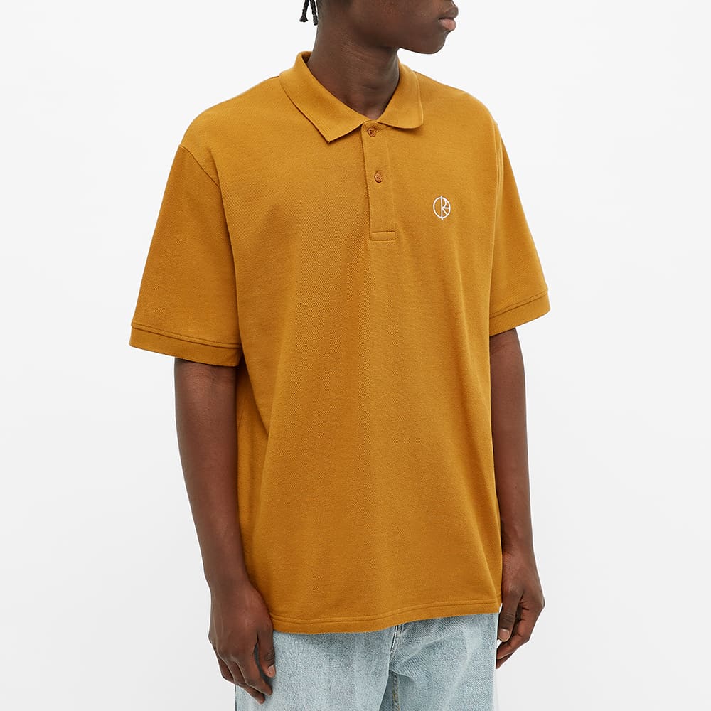 polar zip pique shirt