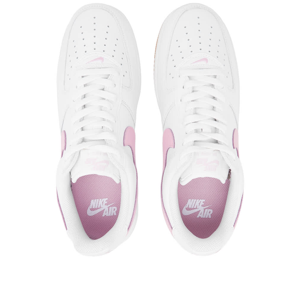 pink and gold air force ones