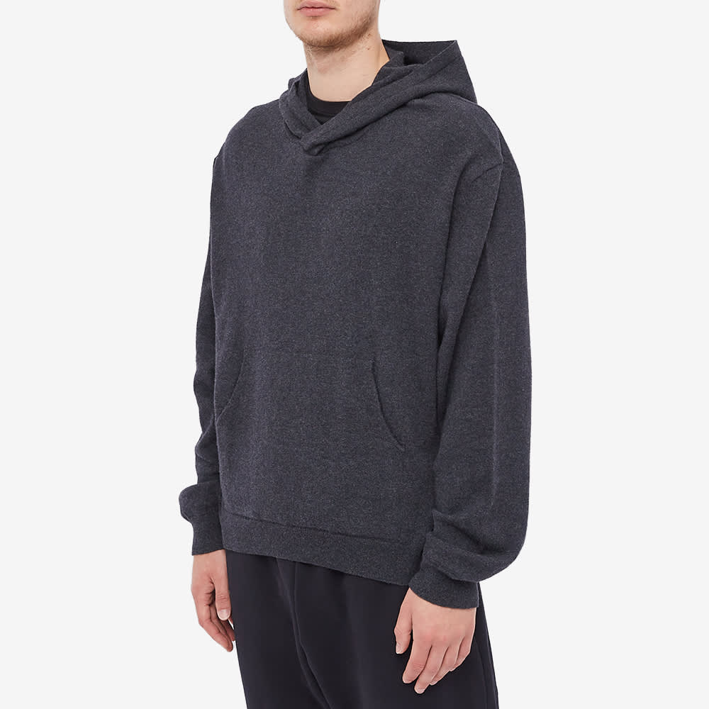 Our Legacy Knitted Popover Hoody Anthracite Melange END. (SG)