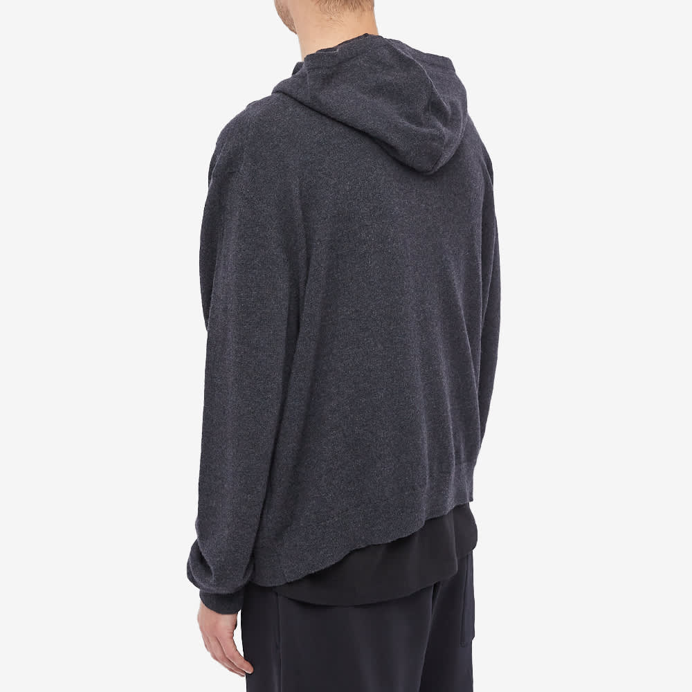 Our Legacy Knitted Popover Hoody Anthracite Melange END. (SG)