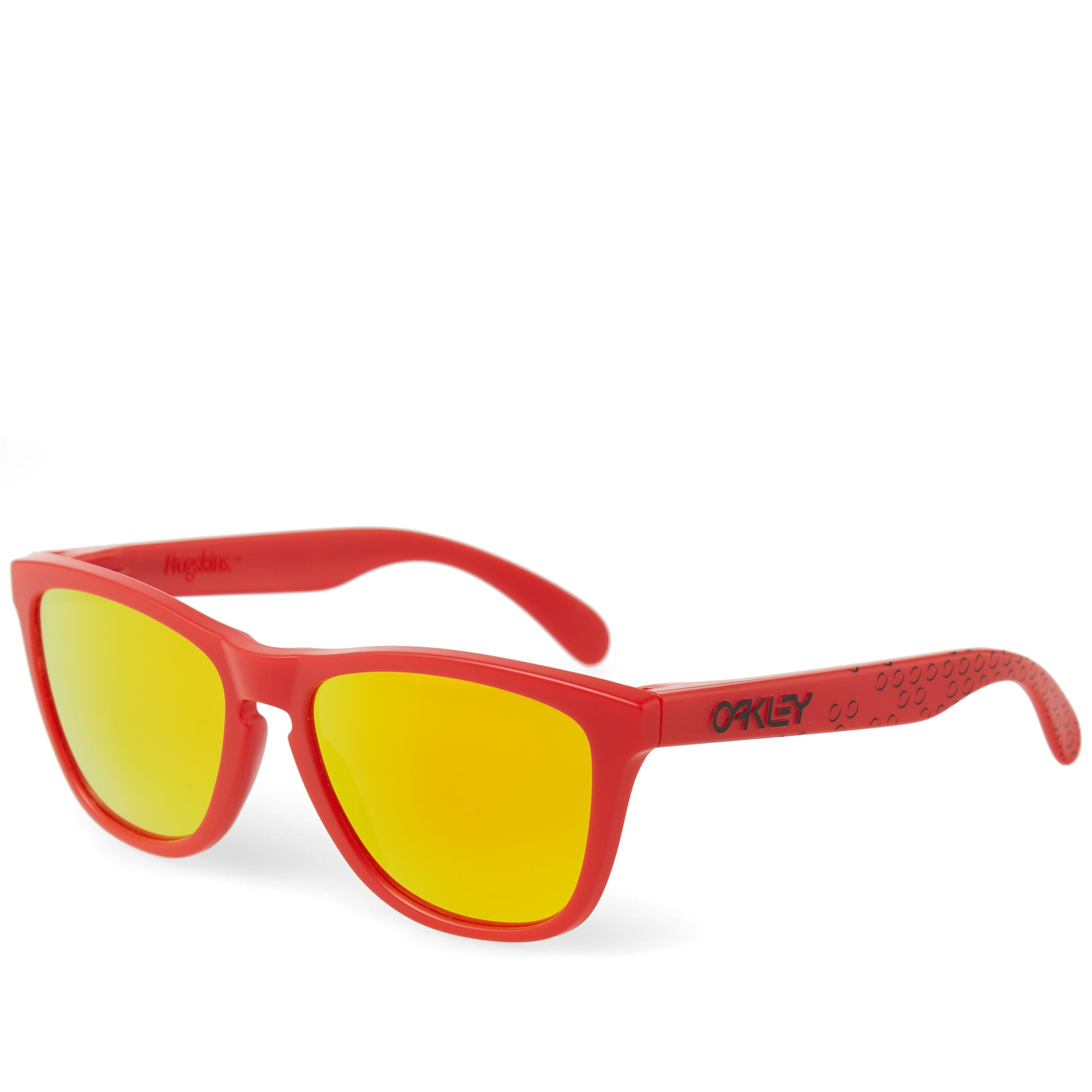 Oakley Frogskin Sunglasses Matte Red & Fire Iridium END.