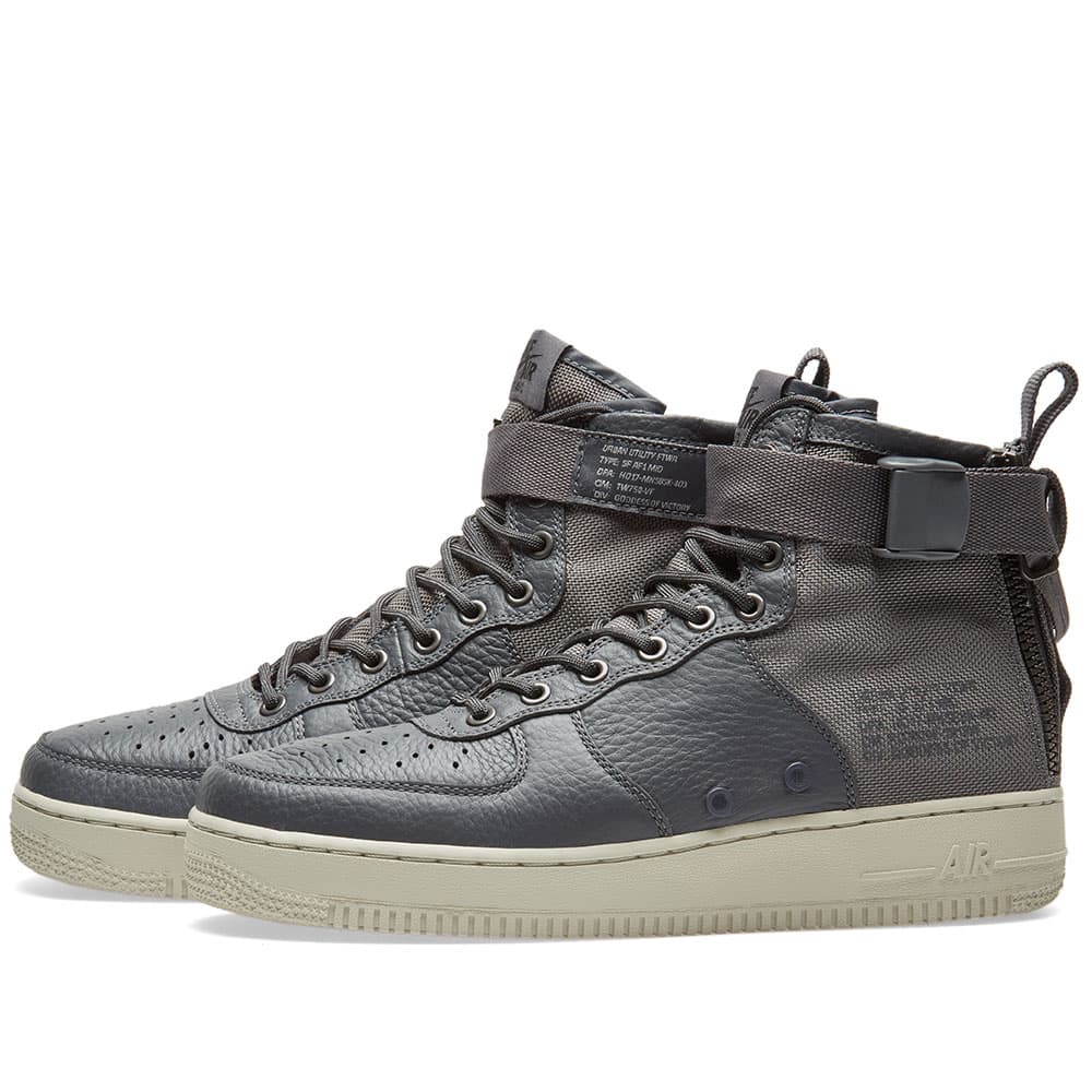 Nike dark grey air force clearance