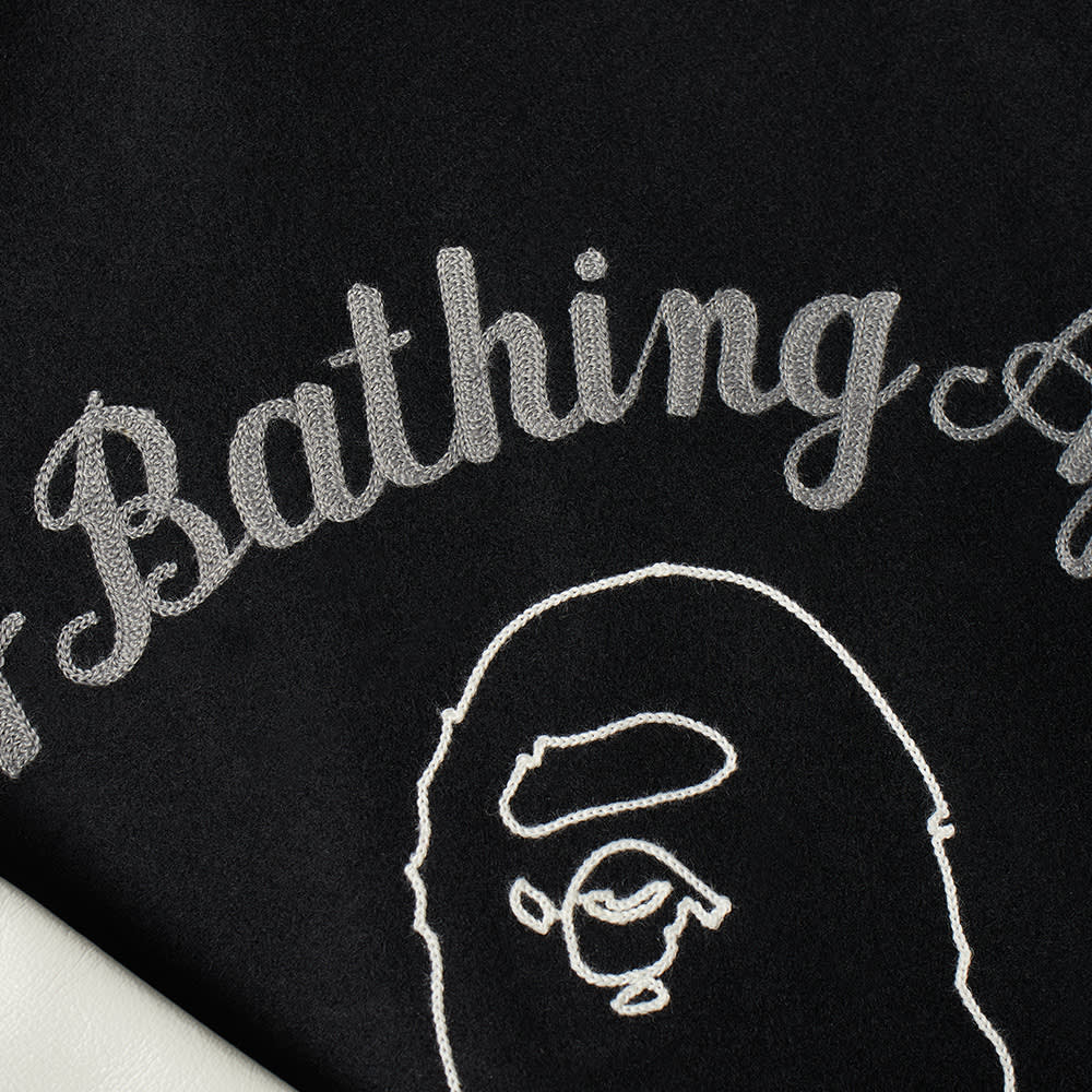 a bathing ape varsity jacket