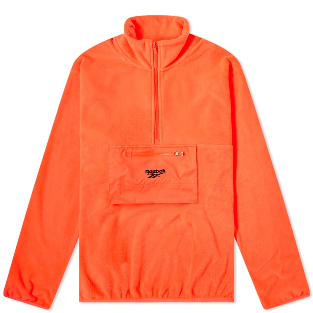 Reebok Half Zip Polar Fleece Sweat Orange END. (JP)
