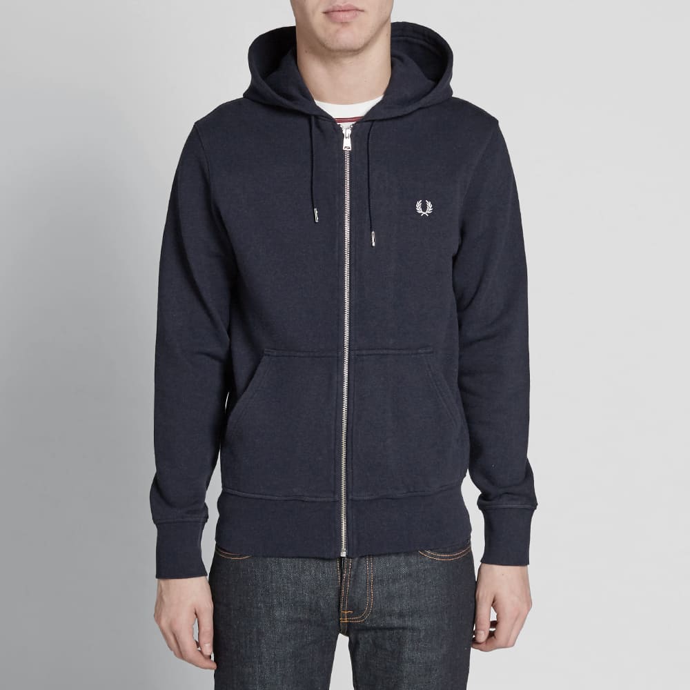Fred perry loopback hooded sweat Clearance