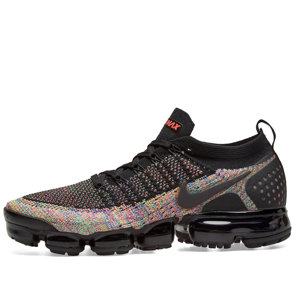 vapormax flyknit 2 black and pink