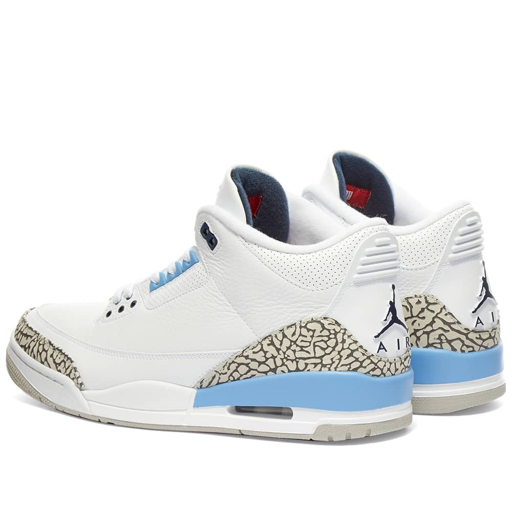 jordan 3 white blue