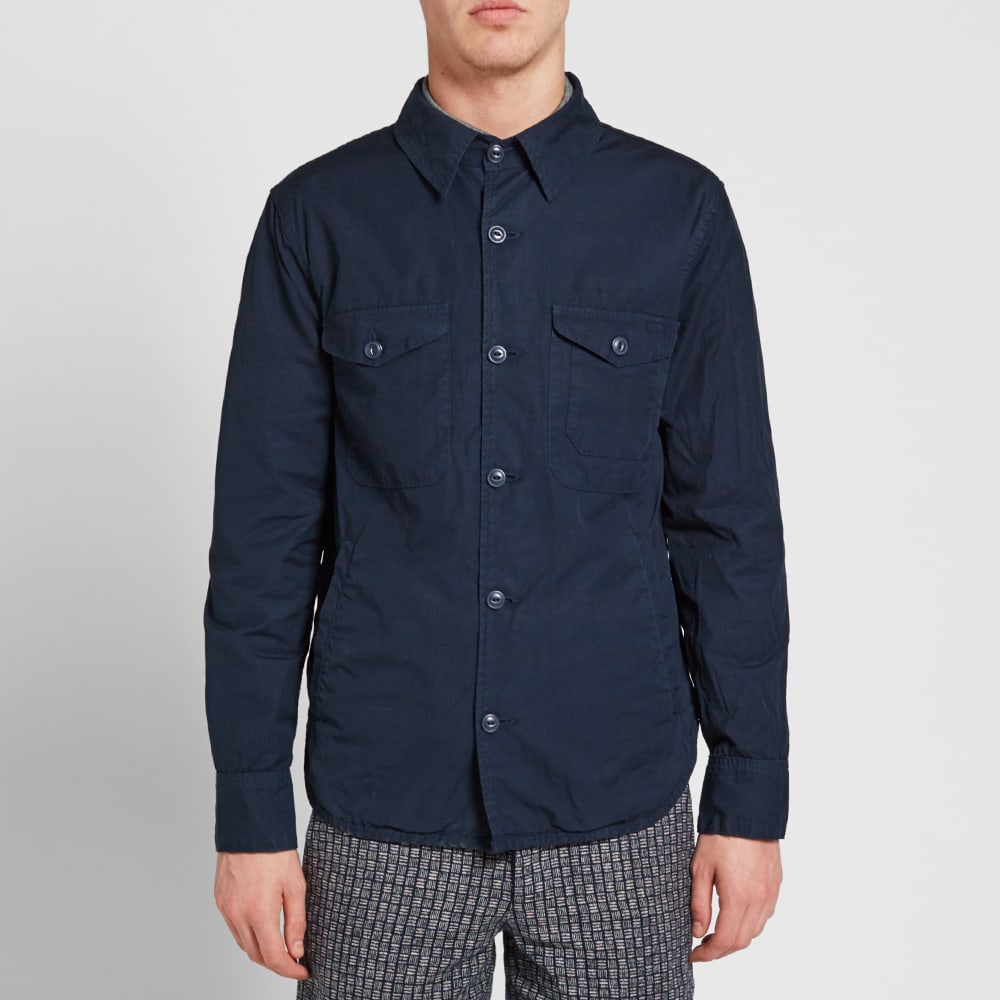 Save Khaki Multi Pocket Shirt Jacket Classic Navy END.