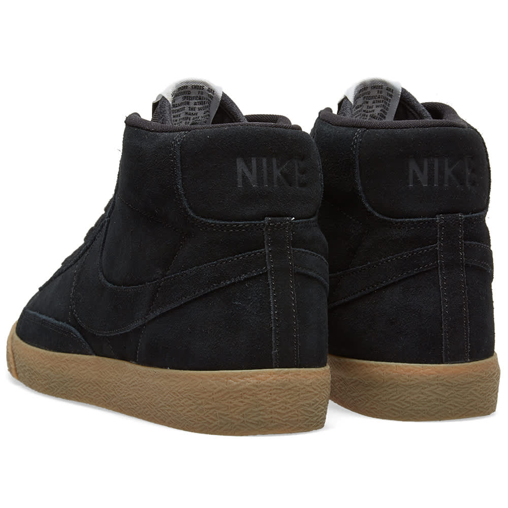 Nike Blazer Mid Premium Black, Gum & Light Brown | END. (Europe)