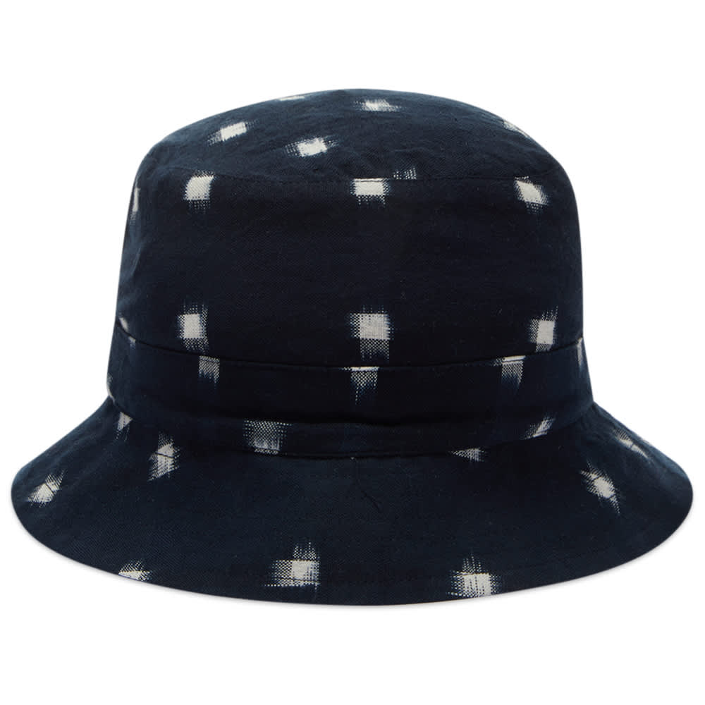 Universal Works Ikat Bucket Hat Navy END. (JP)