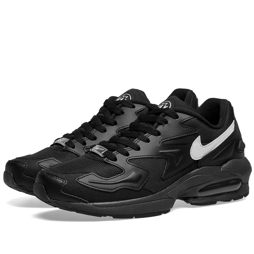 Nike Air Max2 Light Black, White & Anthracite END. (ES)