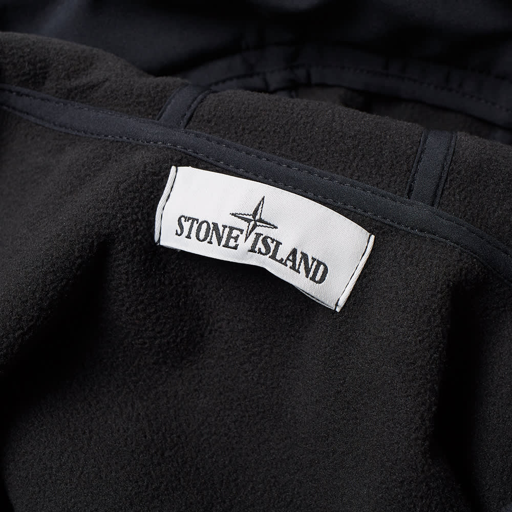 soft shell r hooded jacket black