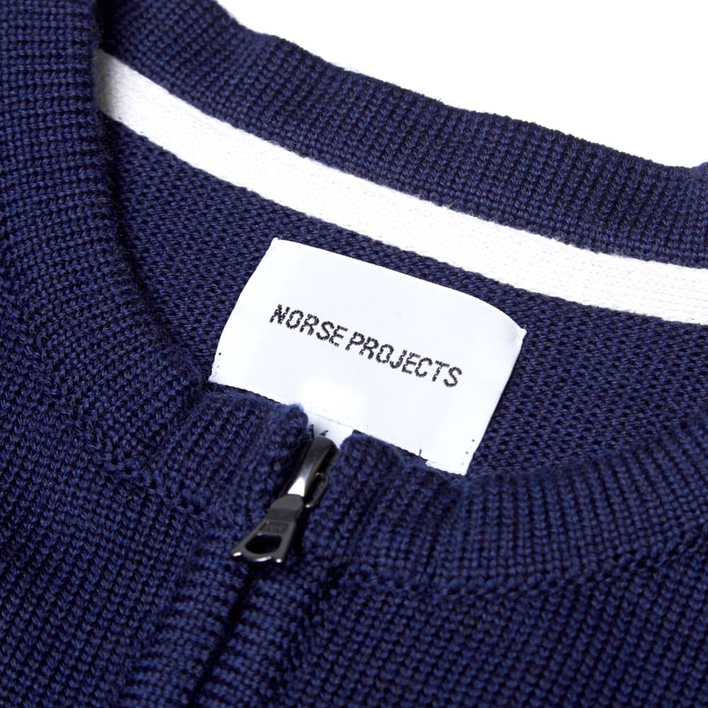 norse projects zip shirt