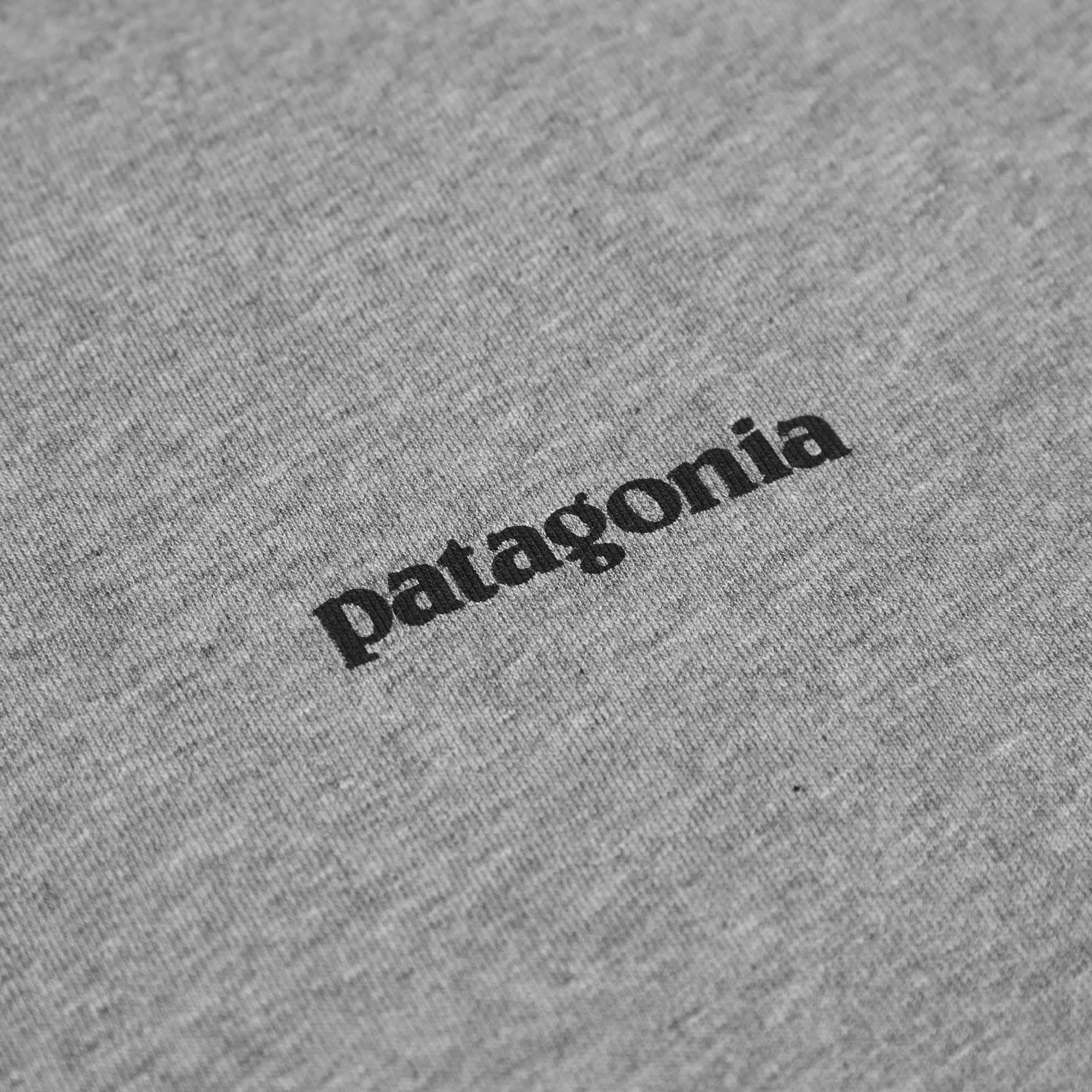 Patagonia P6 Logo Tee Gravel Heather END. (JP)