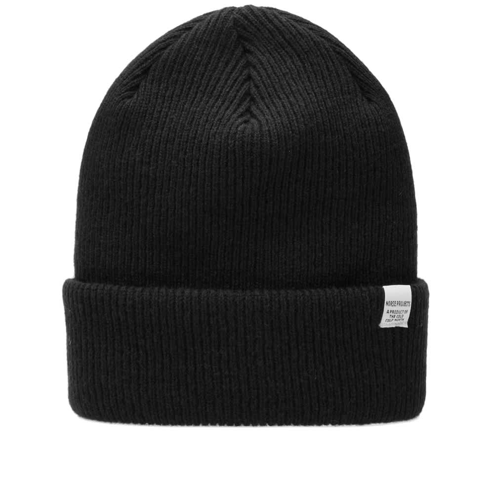 norse projects beanie black
