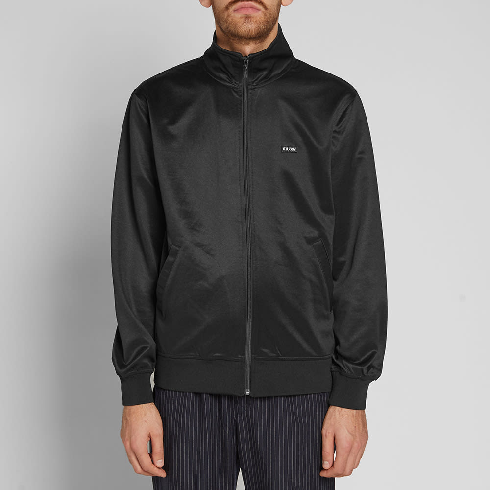 Stussy Textured Rib Track Jacket Black END. (NL)
