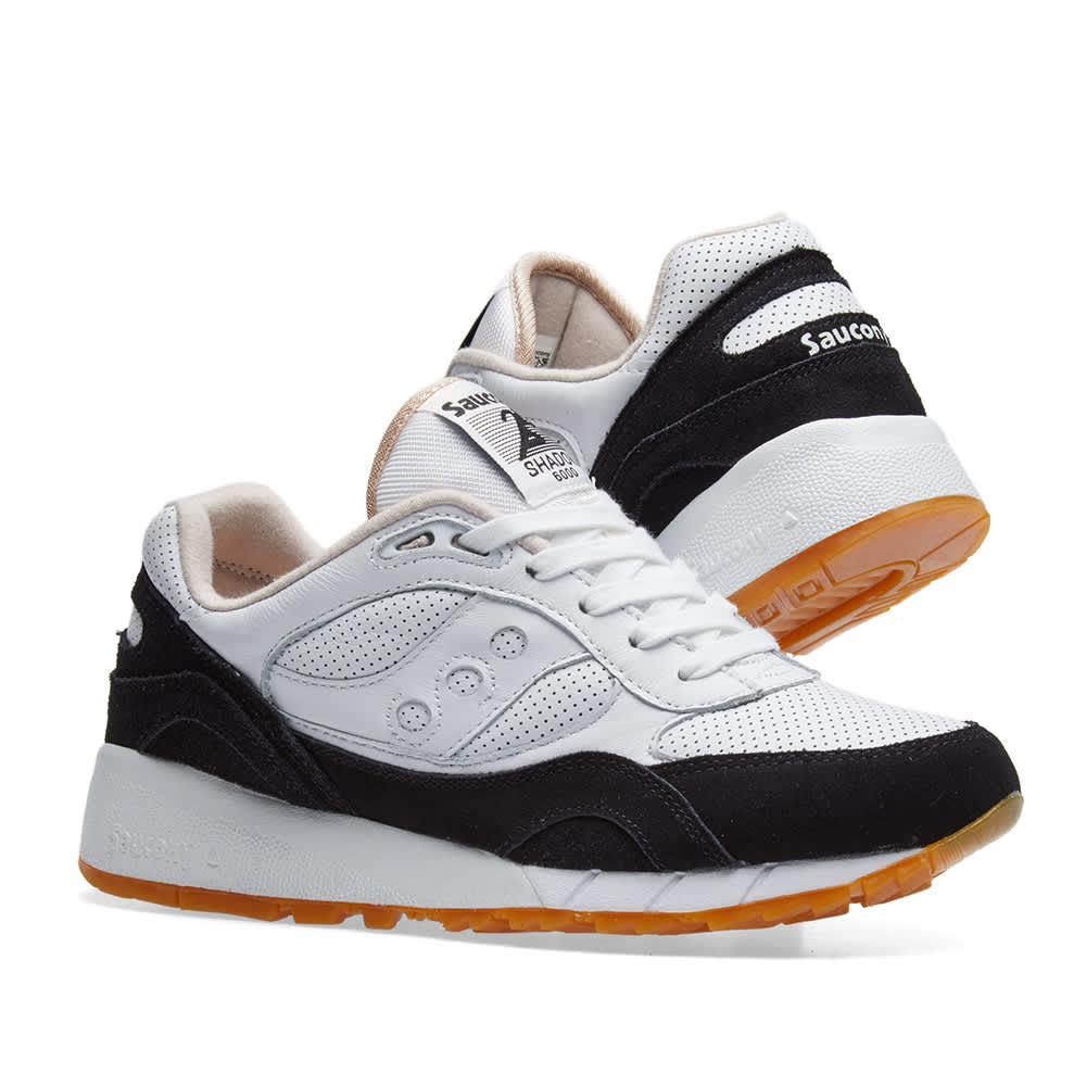 saucony shadow black and white