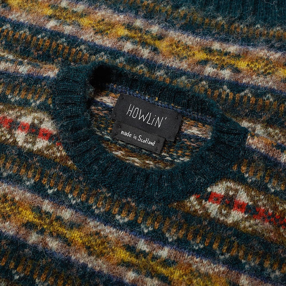 Howlin Stranger In The City Fair Isle Crew Knit Forest End