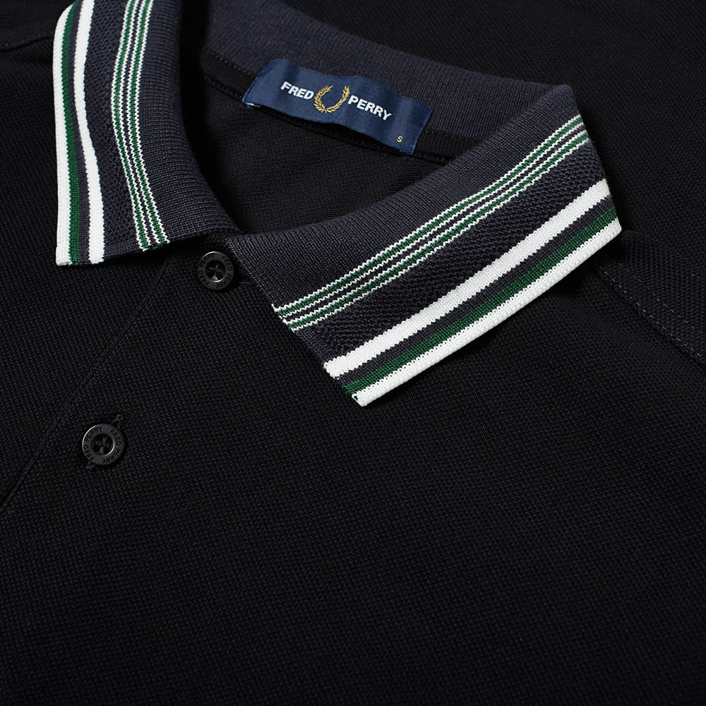 fred perry small collar