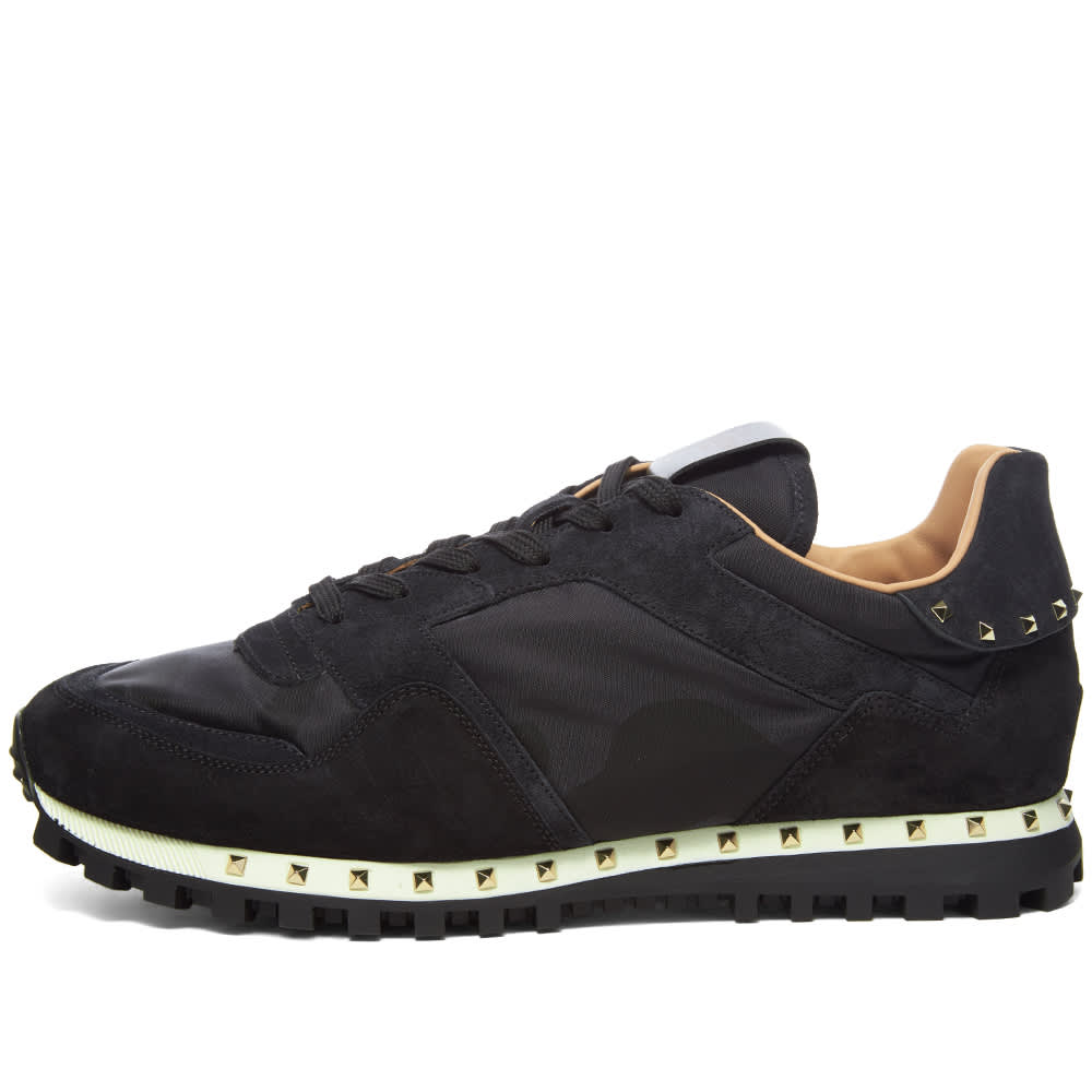 valentino stud sole rockrunner sneaker