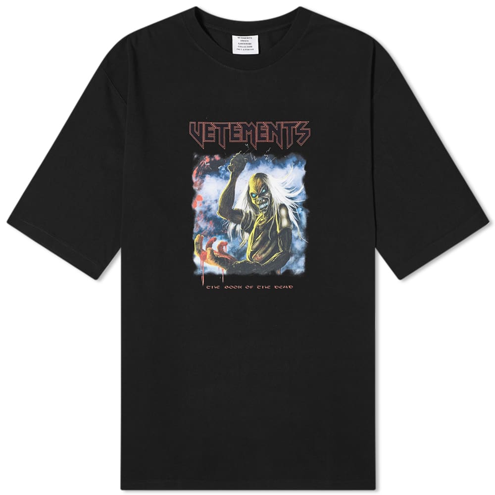 vetements heavy metal tee