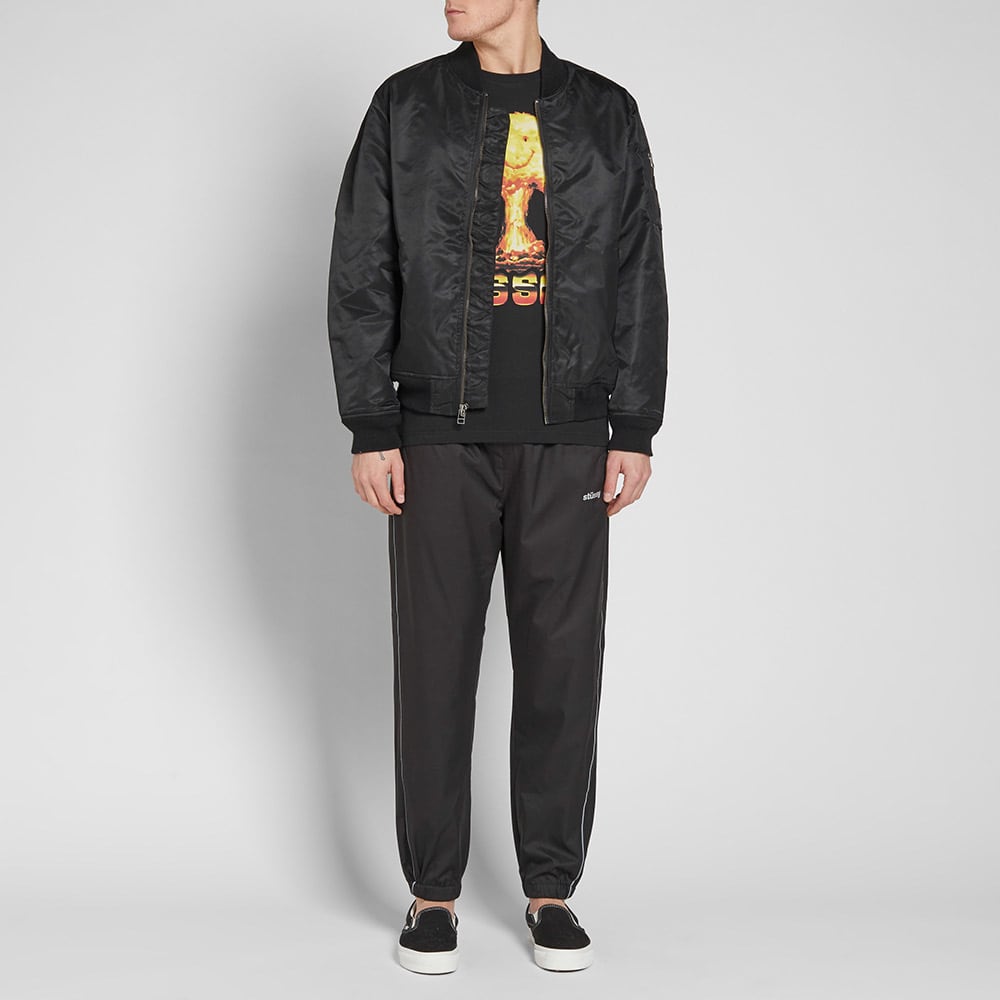 smiley x h&m black shirt