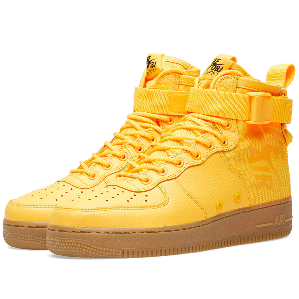 Nike sf air force 1 mid laser orange clearance