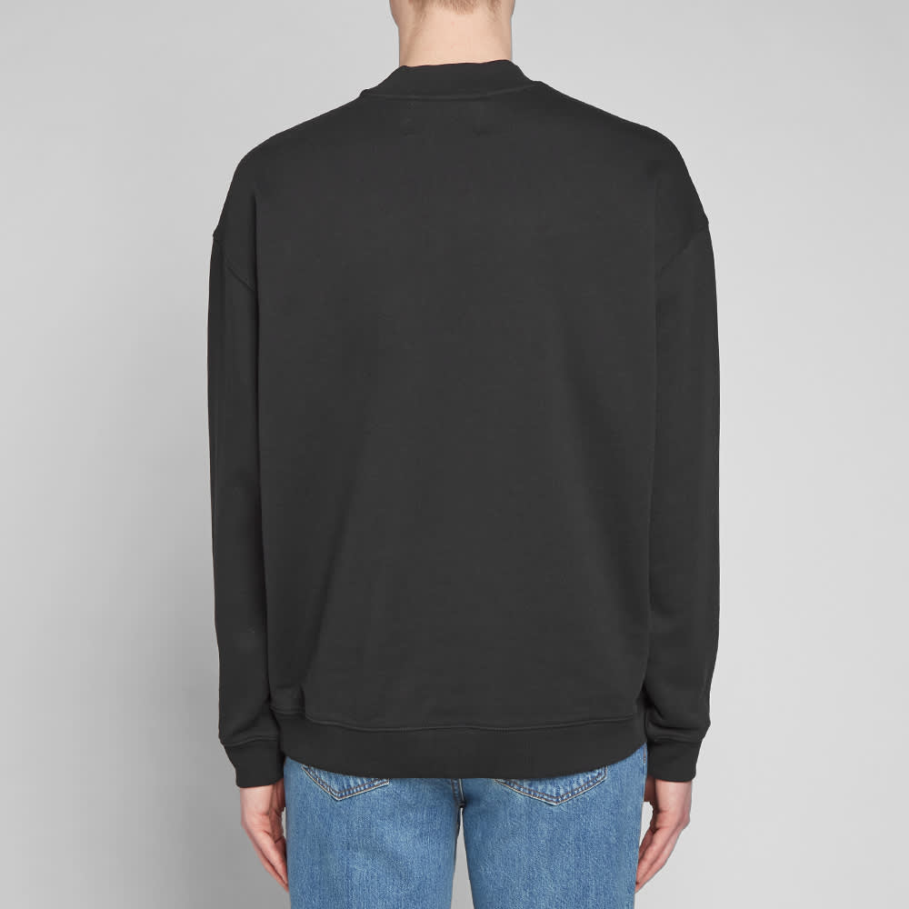 Calvin Klein Long Sleeve Relaxed Mock Neck Sweat CK Black | END. (US)