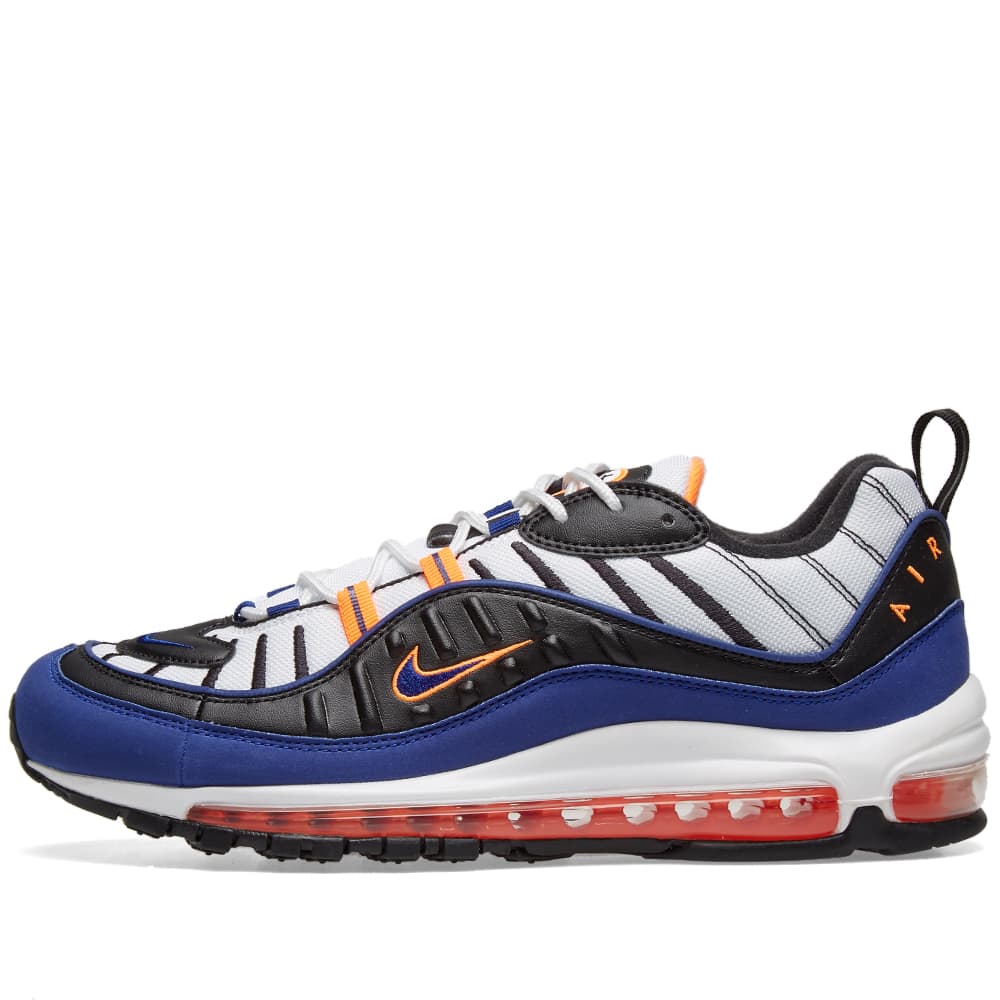 air max 98 orange and blue