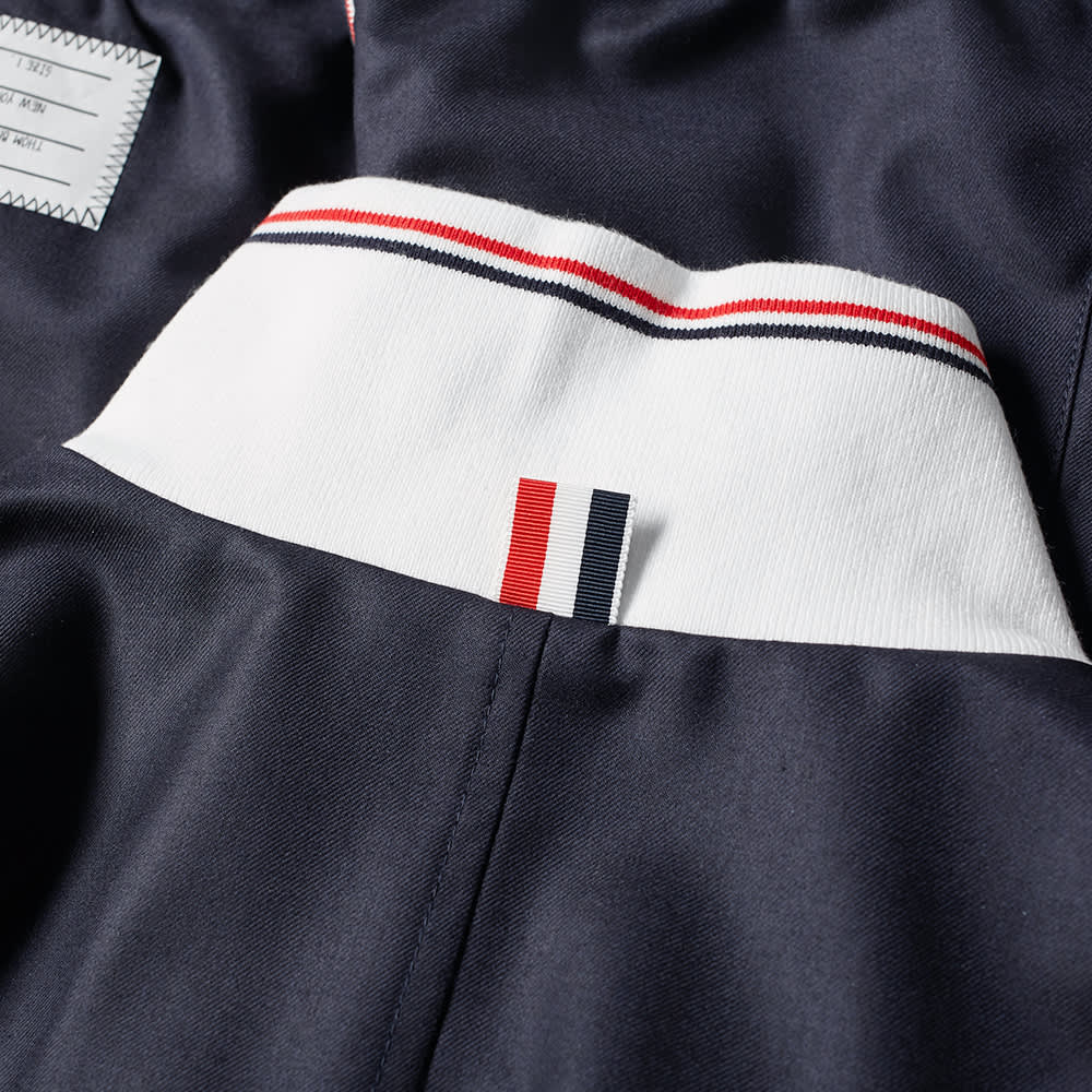 Thom Browne Funnel Neck Track Jacket Navy END.