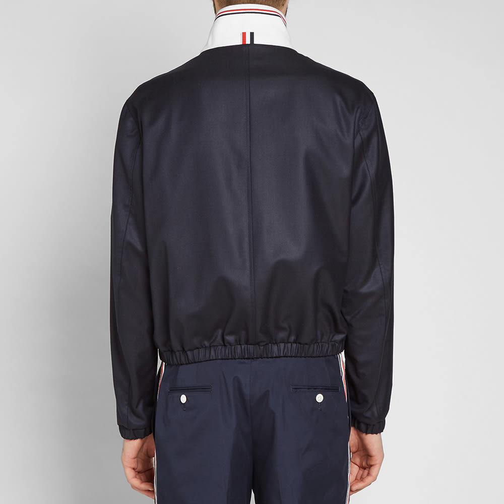 Thom Browne Funnel Neck Track Jacket Navy END.