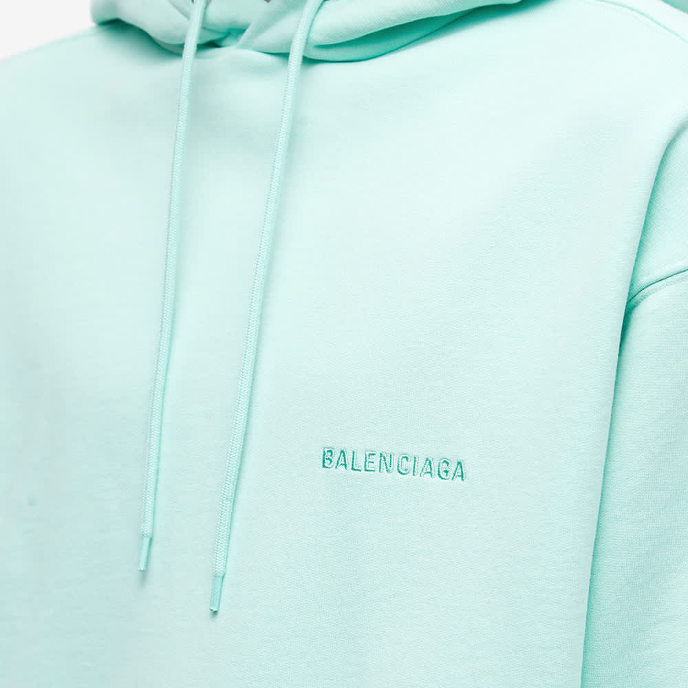 balenciaga back logo hoodie