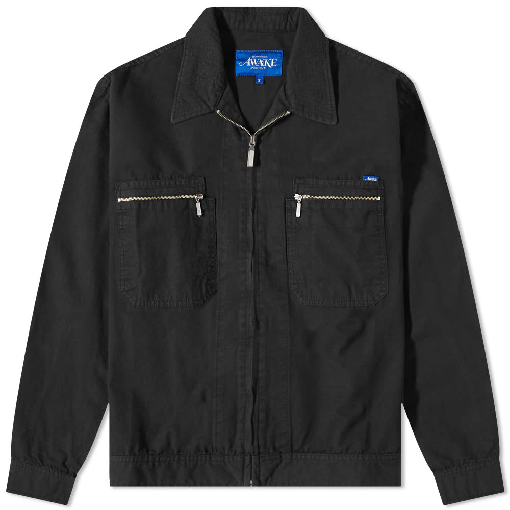 Awake NY Cargo Collar Military Jacket Black END. (CA)