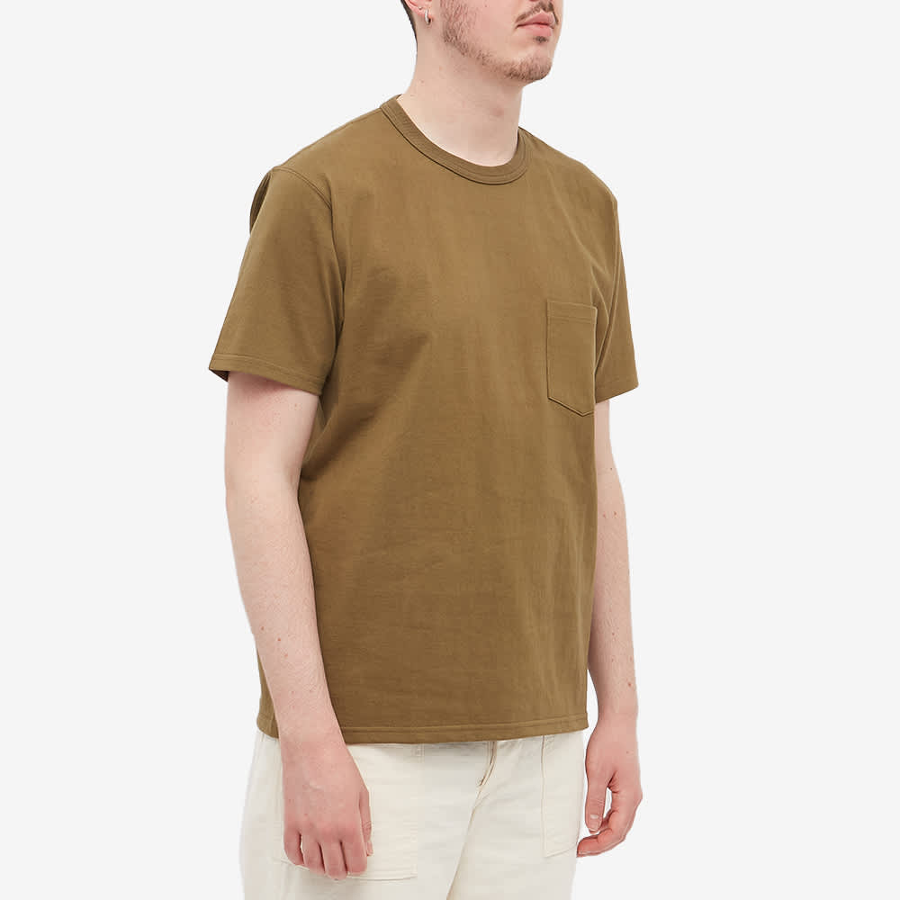 The Real McCoys Joe McCoy Pocket Tee Olive END. (JP)