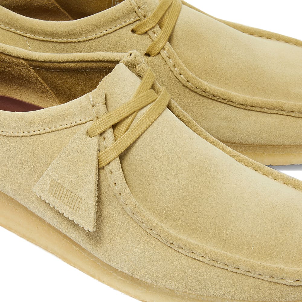 clarks wallabees maple suede
