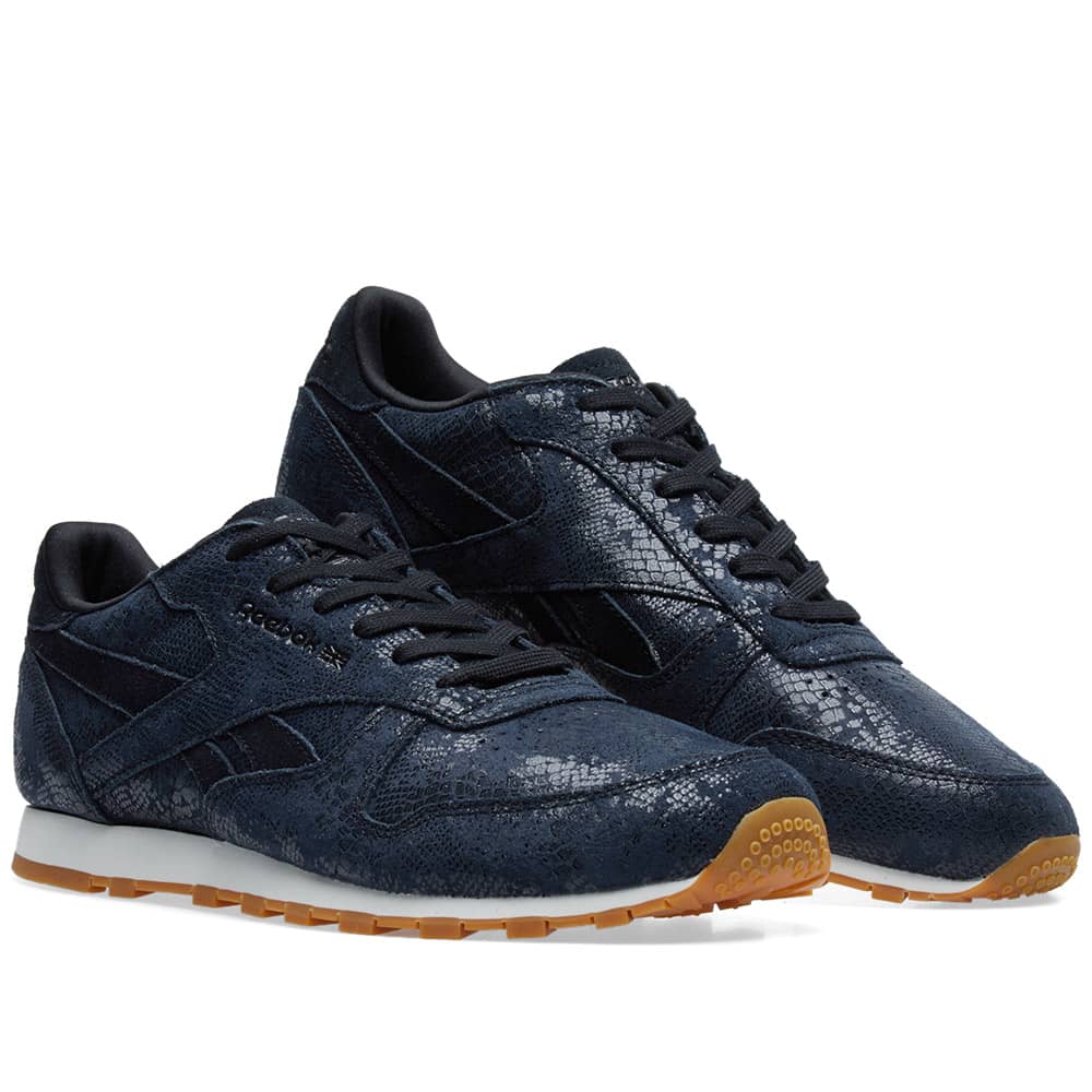 Reebok Classic Leather 'Clean Exotics' W Black, Chalk & Gum END. (US)