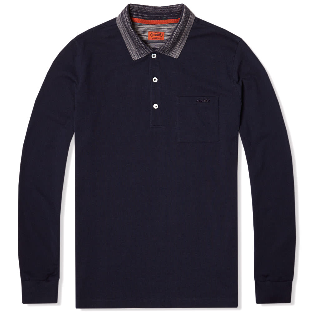 missoni polo long sleeve