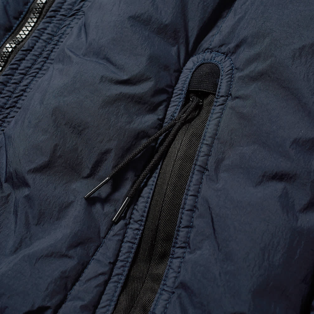 Stone Island Junior Short Crinkle Reps Down Jacket Navy END. (US)