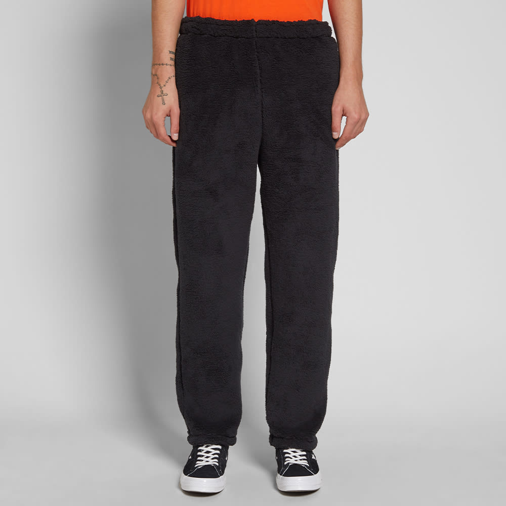 Needles Fleece Track Pant Black END.