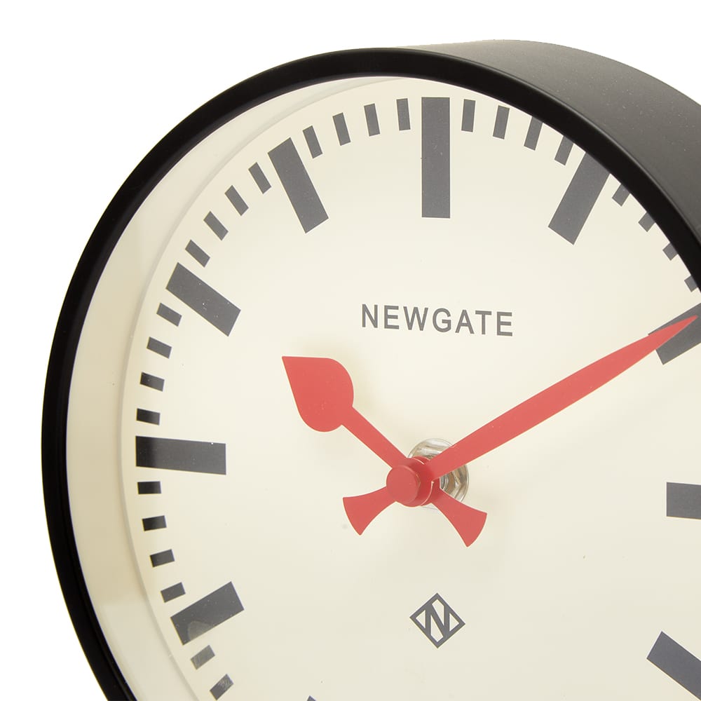 Newgate Clocks M Mantel Railway Clock Black END. (SE)
