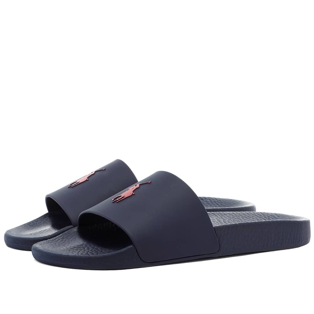 Polo Ralph Lauren Pool Slide Navy | END.