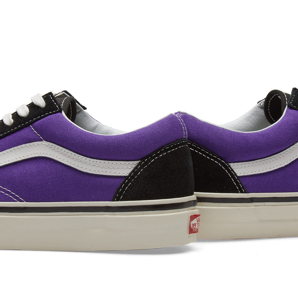 purple and black vans