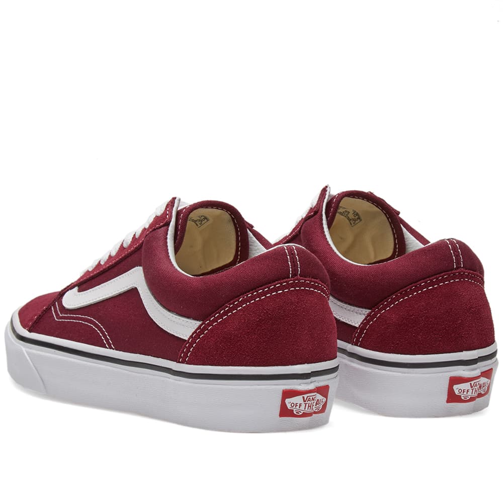 Vans Old Skool Burgundy & True white END. (US)