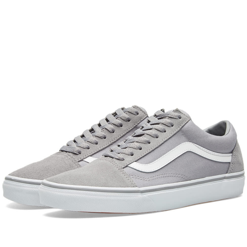 vans old skool frost gray true white