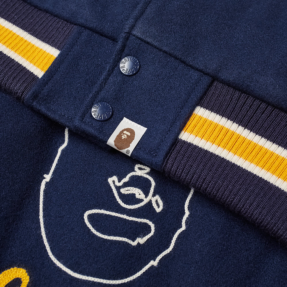 a bathing ape varsity jacket